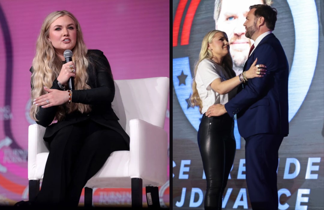 JD Vance and Erika Kirk