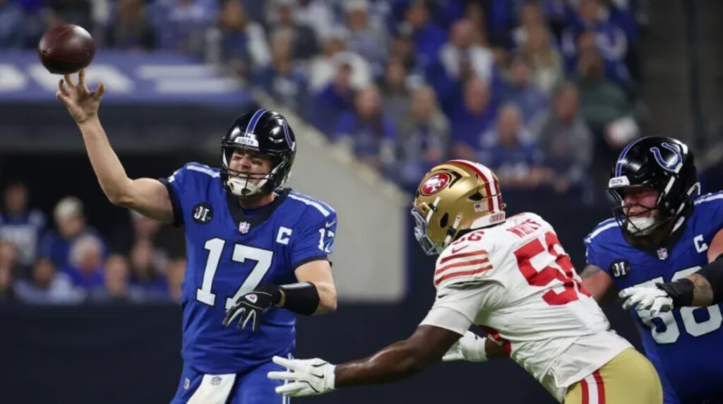 49ers vs Colts Match Player Stats