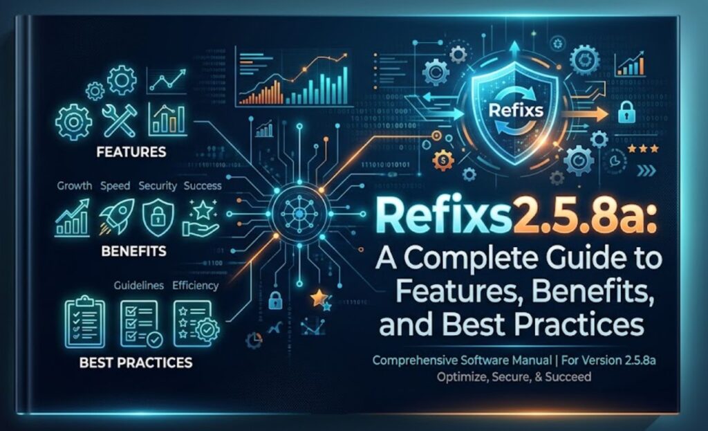 Refixs2.5.8a: A Complete Guide to Features, Benefits, and Best Practices Refixs2.5.8a