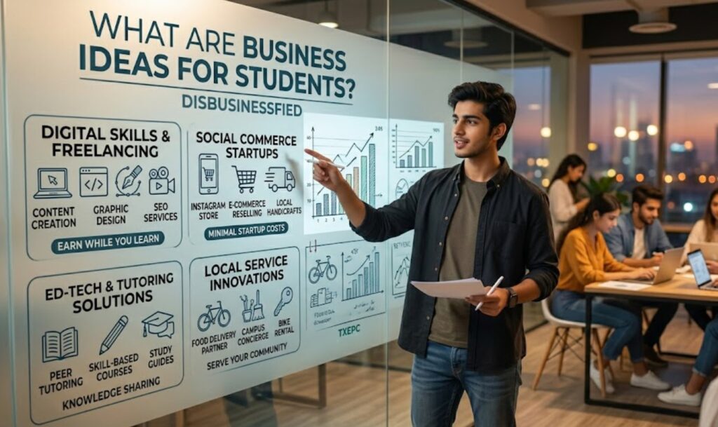 what are business ideas for students disbusinessfied